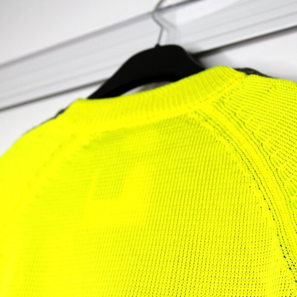 BNWT AW18 JUNYA WATANABE TWO TONE FLORESCENT SWEATER S - Picture 4 of 13